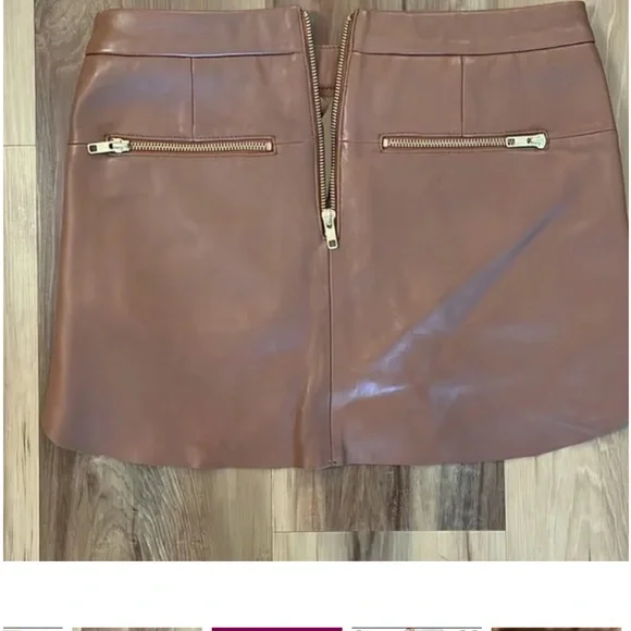 Mason leather Skirt (Never worn) - Picture 4 of 5